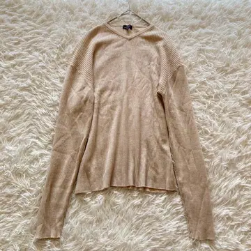 MEN'S MELROSE 베이지 크루넥 니트 L