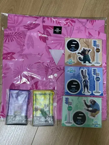 주토피아 해피 복권 하와이안 셔츠 아크릴 스탠드 멀티 케이스