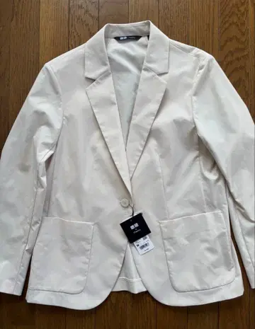 [ 미사용 ] UNIQLO x Theory 자켓 베이지 M 택 포함