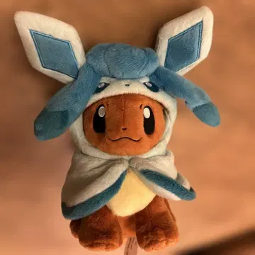 포켓몬 센터 봉제 인형 2017년 판초를 입은 이브이 글레이시아만