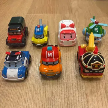 [새상품급 특가] 로보카 폴리 레스큐 팀 미니카 7개 세트
