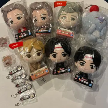 BTS TinyTAN 봉제 인형 제일복권 타이니탄 RM 진 일괄