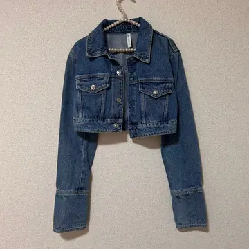 ZARA 크롭 데님 자켓
