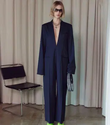 prank project 올인원 점프수트 스트라이프 S