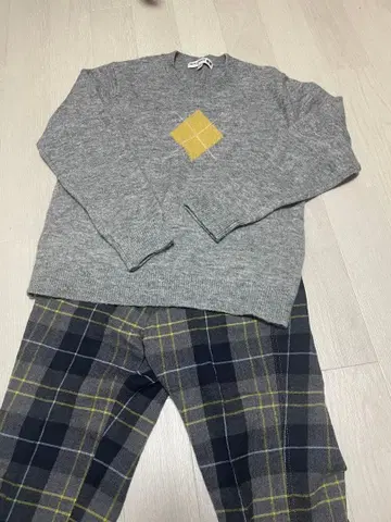 팬츠 슬랙스 하의 맨싱 데상트 골프웨어 체크