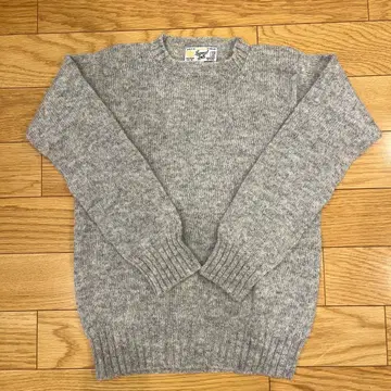 로렌스 제이 스미스 그레이 크루넥 니트 스웨터 긴팔 34