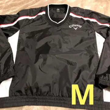 Callaway 남성용 V넥 윈드 브레이커 2way M 블랙