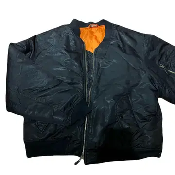 90s 빈티지 블랙 MA-1 자켓 L 사이즈