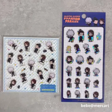 주술회전 팬텀 퍼레이드 통통 씰 바스락 아크릴 시트