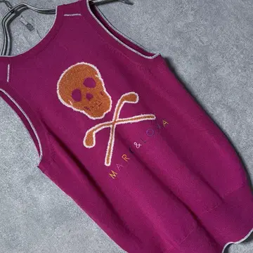 MARK & LONA 마크앤로나 V넥 니트 베스트 핑크 M