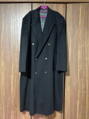 캐시미어 100% 체스터 코트 4L 사이즈