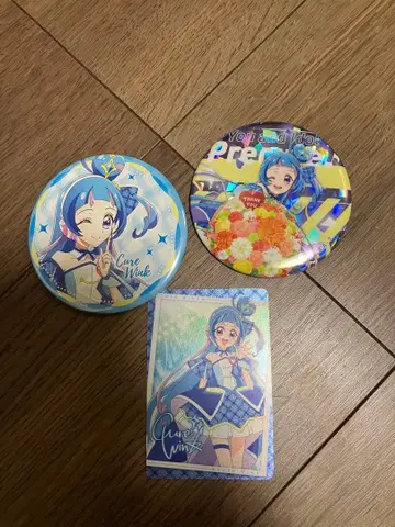 [새상품급] 큐어 윙크 캔 배지 세트