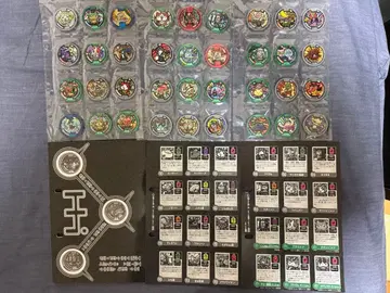 요괴워치 요괴 메달 파일 포함 36장 묶음 판매