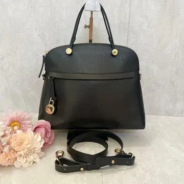 미사용급 FURLA 훌라 파이퍼 M 2way 숄더백 블랙