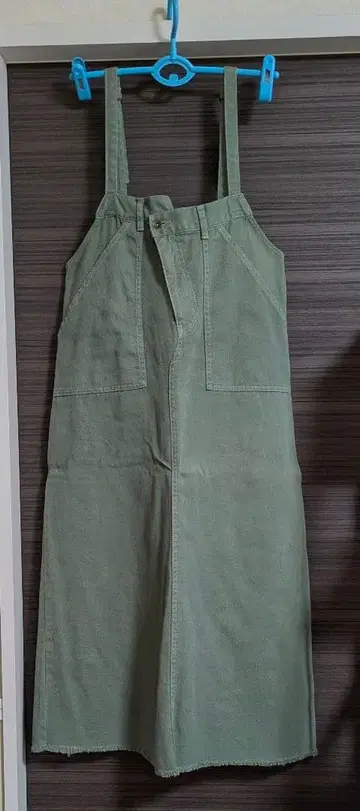 w closet 리메이크풍 데님 점프스커트 새상품급