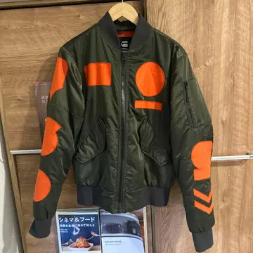 G-STAR RAW MA-1 플라이트 자켓 그린 M 사이즈 정도