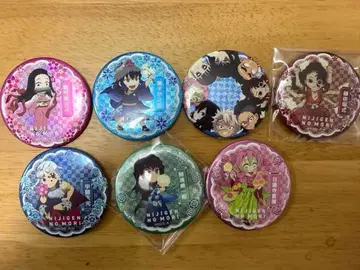 귀멸의 칼날 닝겐노모리 네온 캔뱃지 배지 토키토 무이치로 7개 세트