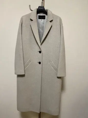 에스트네이션 라이트 그레이 롱 코트 체스터 코트 36