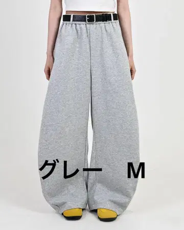 [ 택 포함 미사용 새상품 ] 지저인 벌룬 스웨트 팬츠 M 사이즈 그레이