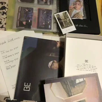 BTS BE 트레이딩 카드 포토북 등