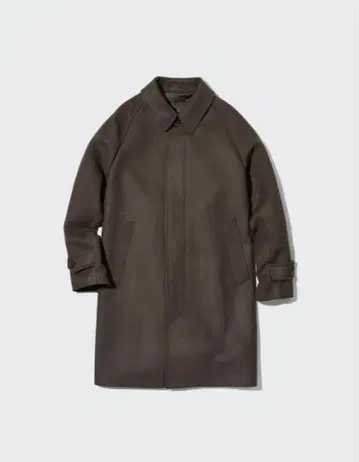 가격 대폭 인하 UNIQLO 싱글 브레스 코트 브라운 XL