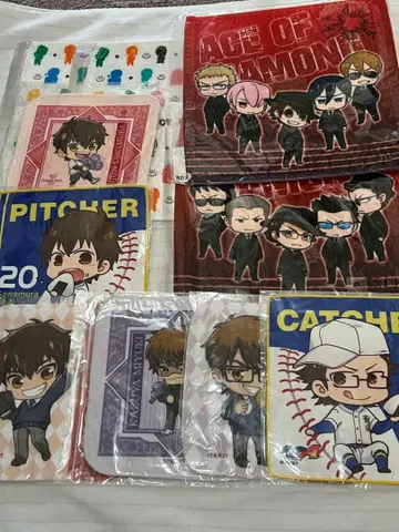 다이아몬드 A 핸드 타월 세트 사와무라 에이준 미유키 카즈야