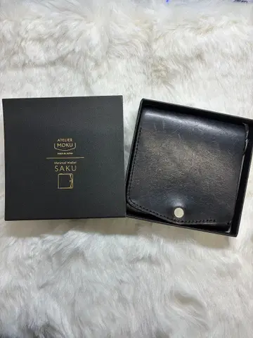 ATELIER MOKU SAKU Ver3 블랙 접이식 지갑