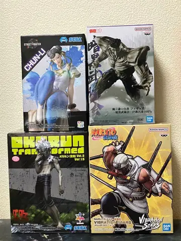 프라이즈 피규어 세트 NARUTO 다다단 SF6 유유백서 4종