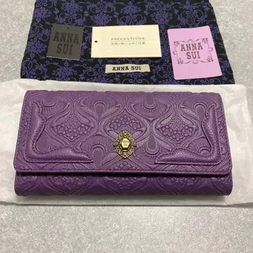 새상품 안나수이 ANNA SUI 외입금 장지갑 노바