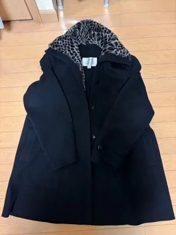 PARIENNE 블랙 울 피코트 9