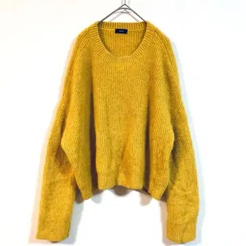 ships 워셔블 폭스 93% 크루넥 니트 풀오버