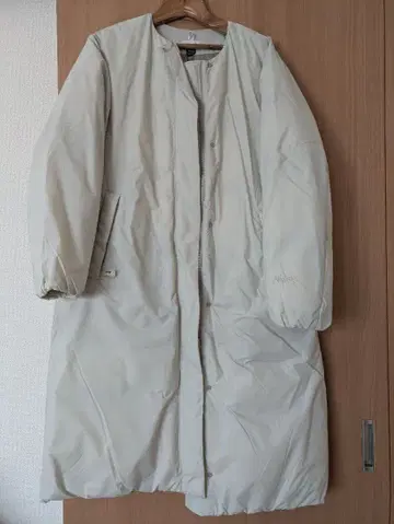 노카라 다운 코트 아이보리 W/Small