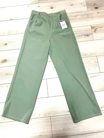 그린 와이드 팬츠 S 사이즈