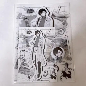 문호 스트레이독스 다자이 오사무 클리어 파일 엽서 캔뱃지