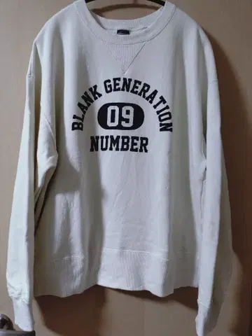 넘버나인 BLANK GENERATION NUMBER 09 맨투맨