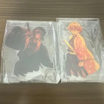 귀멸의 칼날 극장 굿즈 키 비주얼 랜덤 아크릴 스탠드 젠이츠 카이가쿠