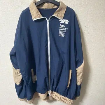 Eve 하나아라시 집업 자켓 네이비 L 사이즈