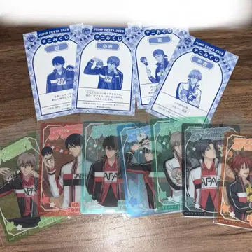 점프 페스타 테니 복권 세트 클리어 카드 컴플리트 세트