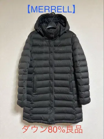 [ MERRELL ] 머렐 다운 코트 다운 80% 블랙 L 고품질