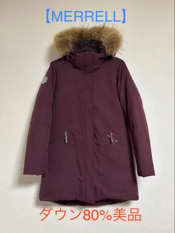 [ MERRELL ] 머렐 다운 자켓 다운 80% 마룬 L 새상품급