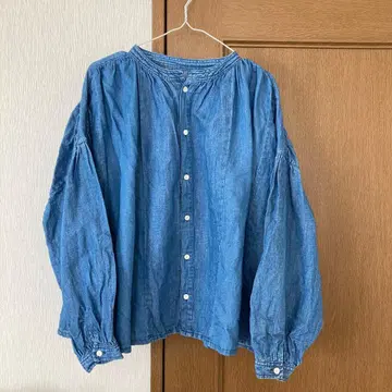 [Clip tab] 클립 탭 데님 풀오버 셔츠