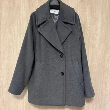 OPAQUE.CLIP 울 캐시미어 블렌드 미들 피코트