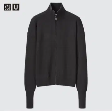 UNIQLO U 21aw 메리노 블렌드 풀 집업 스웨터 L