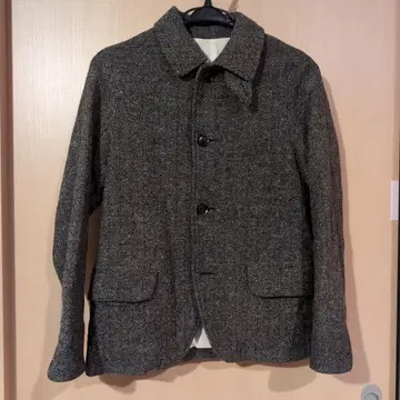 [ RINEN ] 울 트위드 헤링본 커버올 자켓 ( 여성용 )