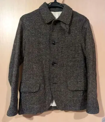 [ RINEN ] 울 트위드 헤링본 커버올 자켓 ( 여성용 )