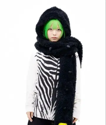 isecai 가시 머플러 후드 부착