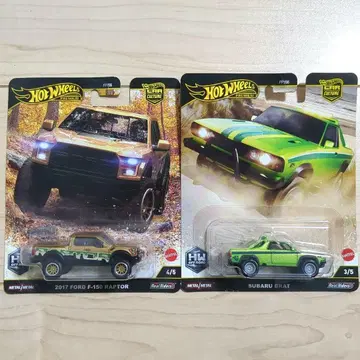 핫휠 프리미엄 포드 F150 랩터 & 스바루 브랫