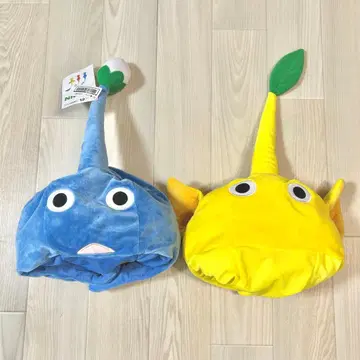 [미사용 새상품] 피크민 코스프레 모자 세트