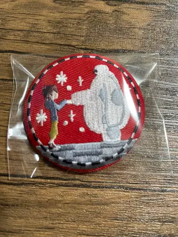 Disney 자수 캔뱃지 2 베이맥스 2개 세트