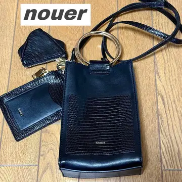 nouer 누에르 숄더백 카드 케이스와 코인 케이스 부착 멀티백